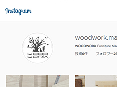 instagram　WOODWORK.maker