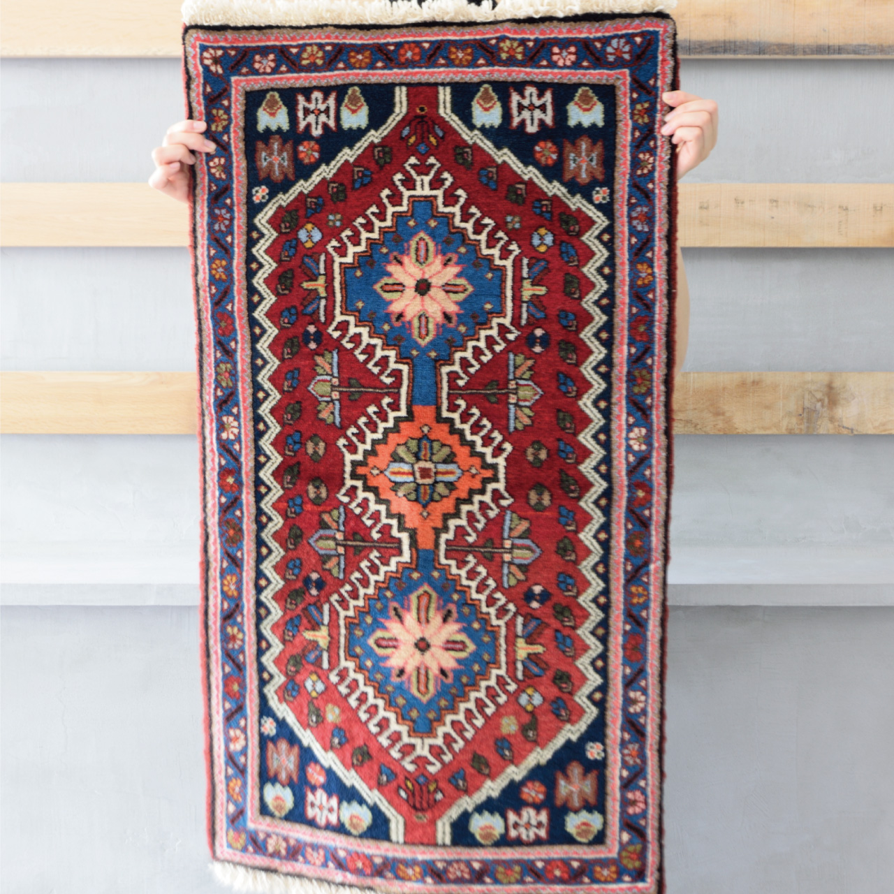 Tribal rug #71247 / 97×54cm / ヤラメ族 / ￥50,000-（税別）