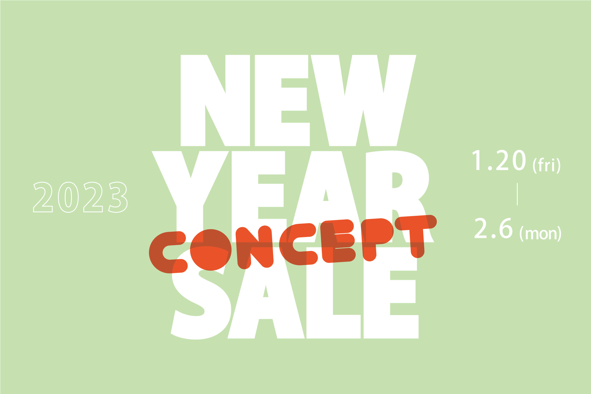 NEW YEAR CONCEPT SALE 