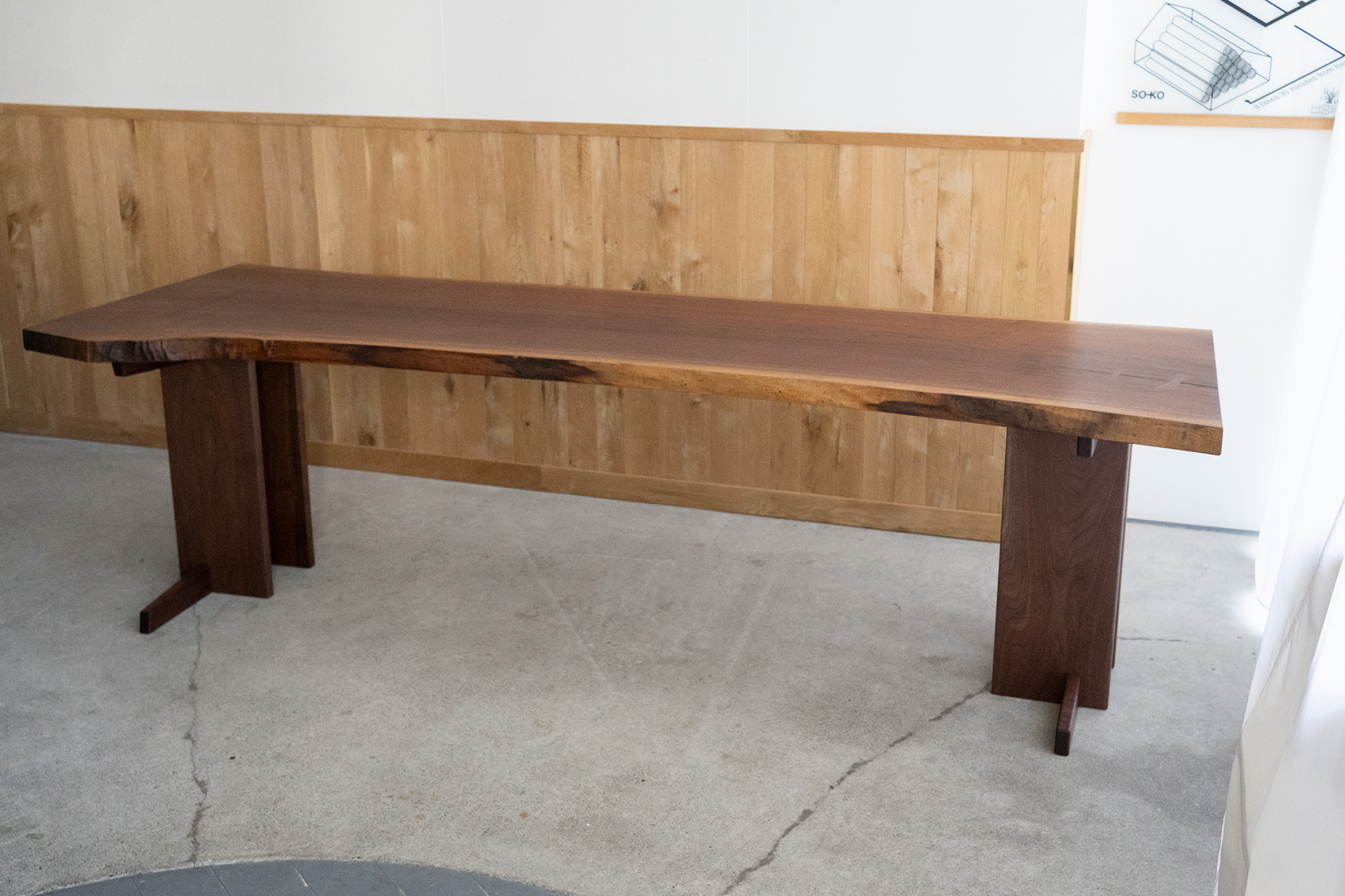 ウォールナット一枚板天板