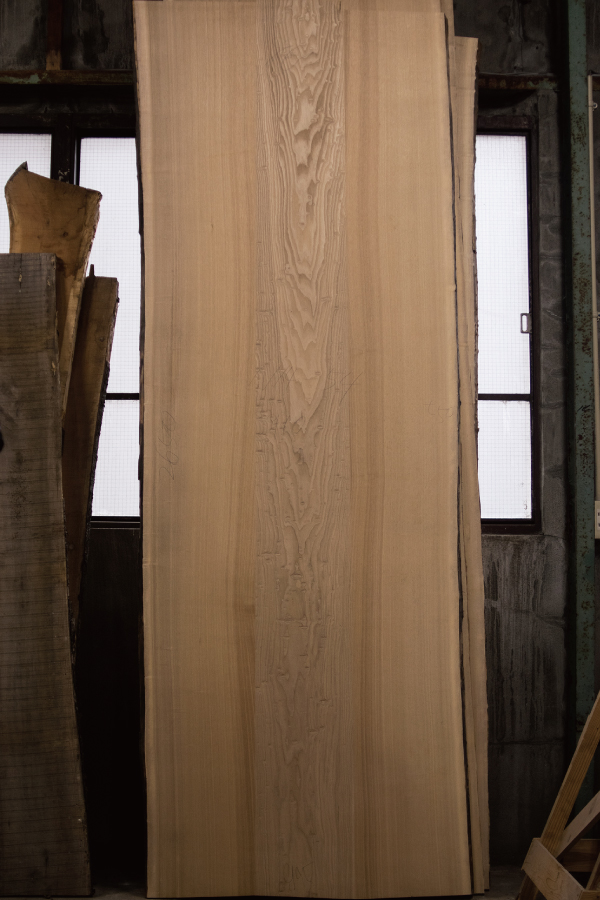 タモ三枚接ぎ天板（N14-54）