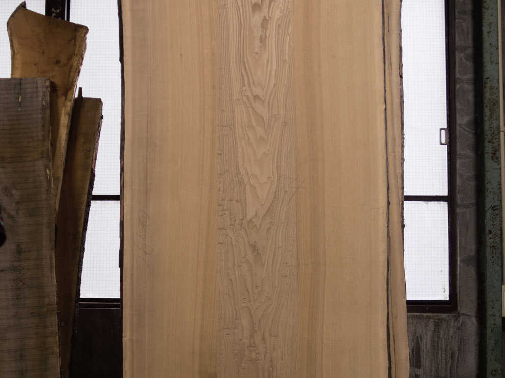 タモ三枚接ぎ天板（N14-54）