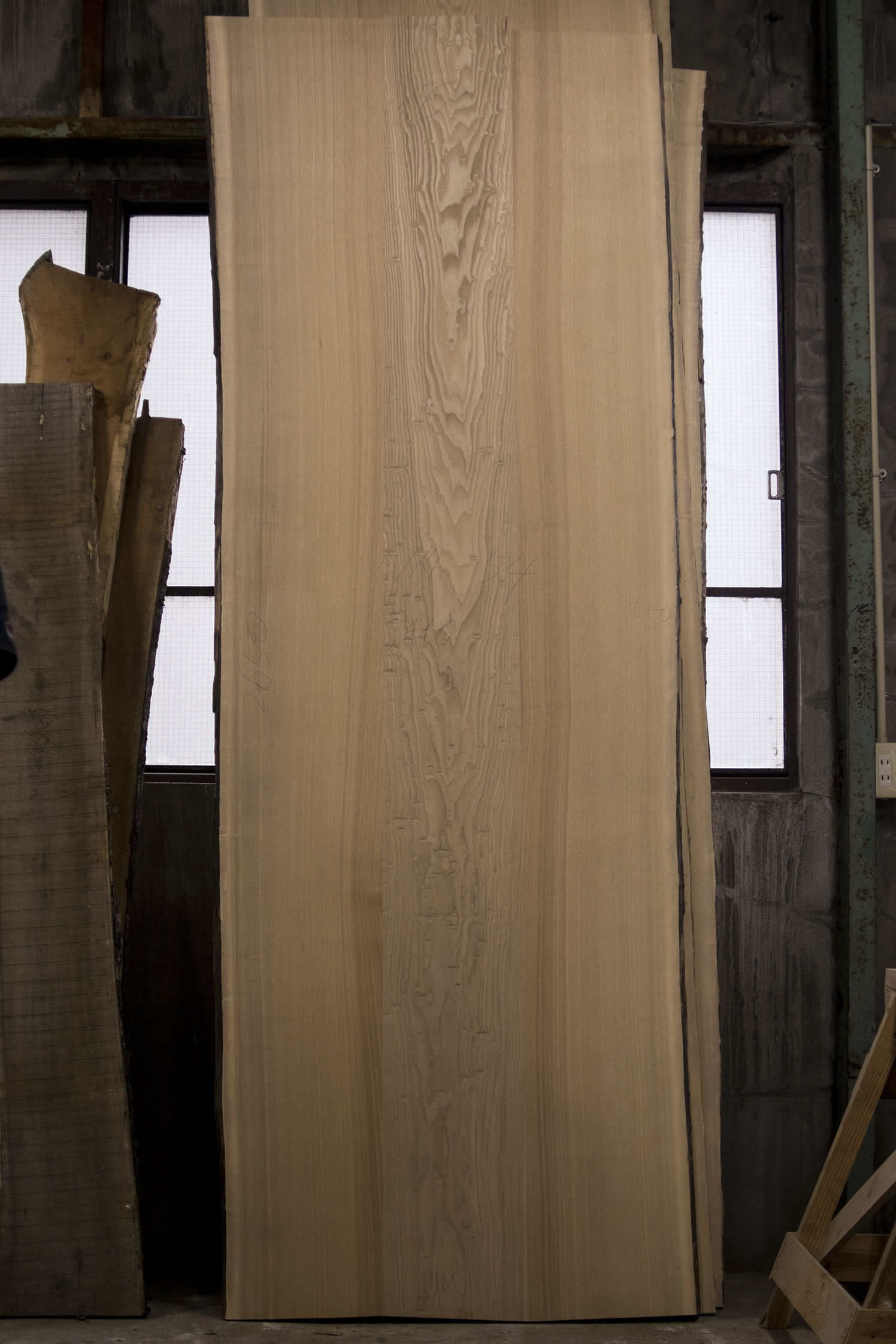 タモ三枚接ぎ天板（N14-54）