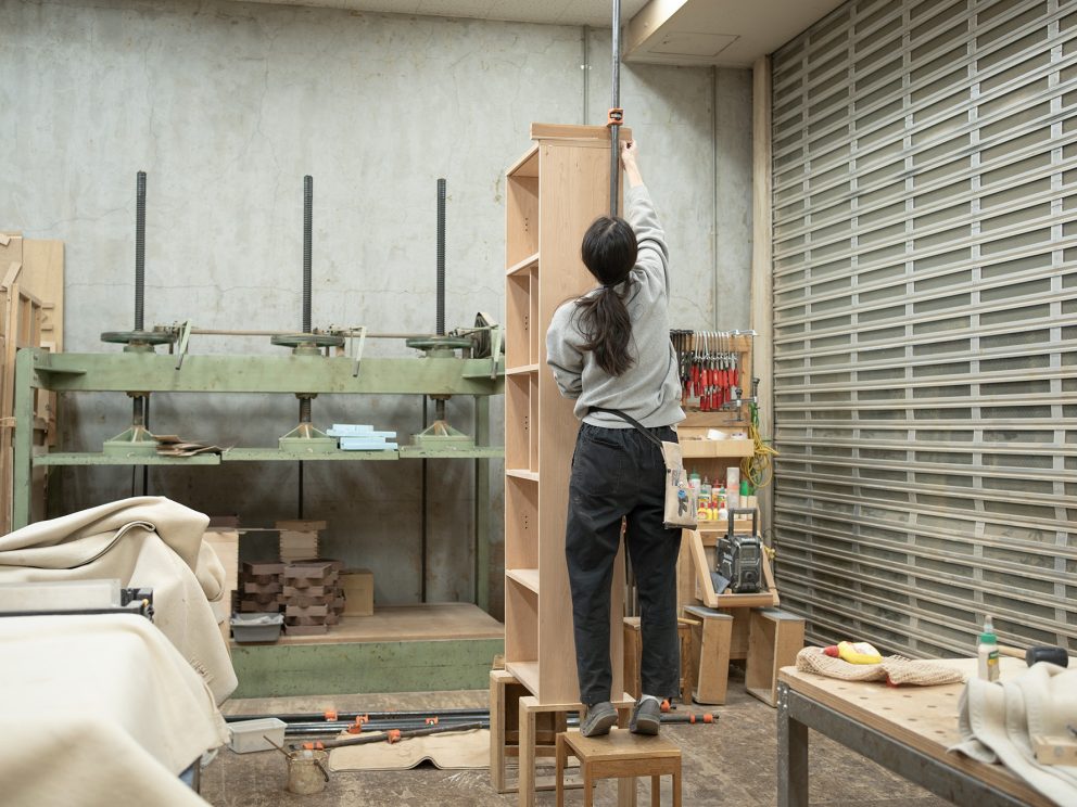 TANA製作中の様子