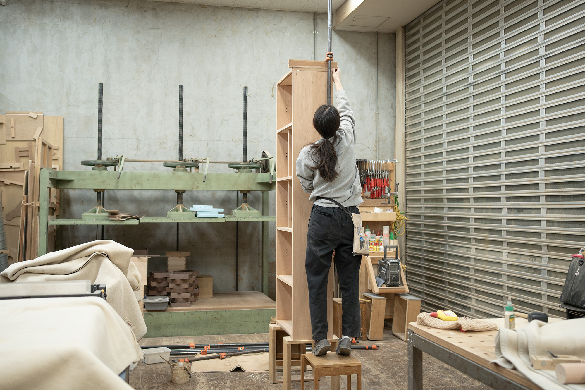 TANA製作中の様子